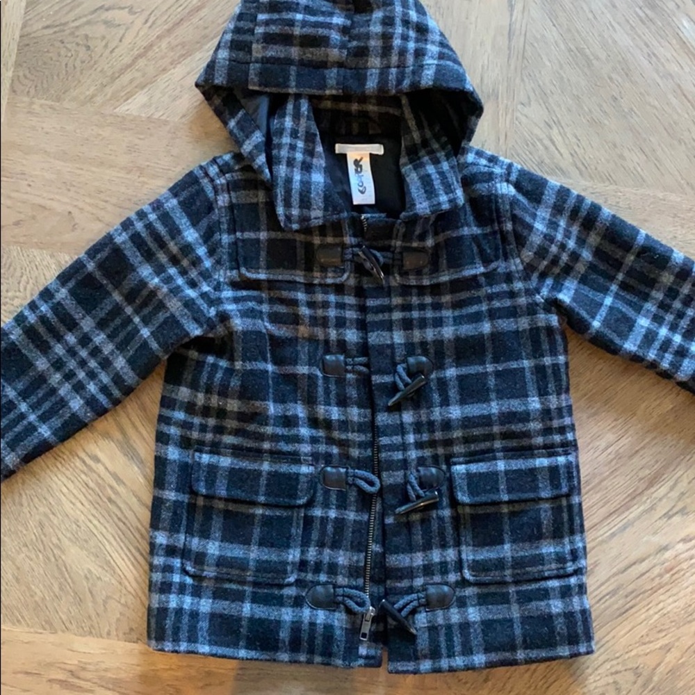Black/gray dress pea coat - Janie & Jack